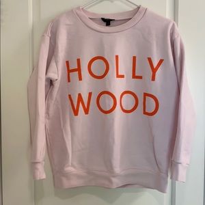 J. Crew 3/4 sleeve pink sweatshirt